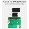 OFFICIAL Raspberry Pi 5 M.2 HAT compatible for SSD NVME 2230 and 2242